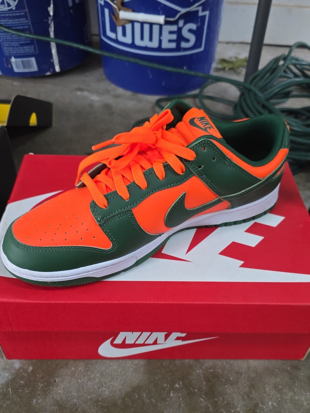 Nike Dunk Low "Miami Hurricanes"